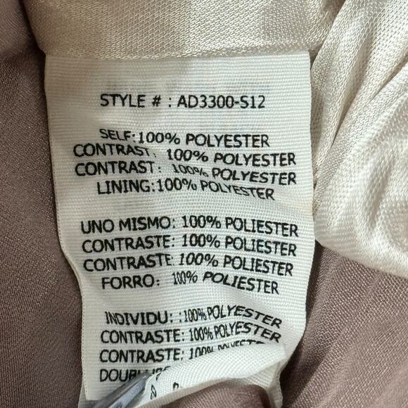 A’reve Anthropologie Women's Layered Dress SZ L Beige Boho Fairy Tunic Flowy Fun - Picture 8 of 10